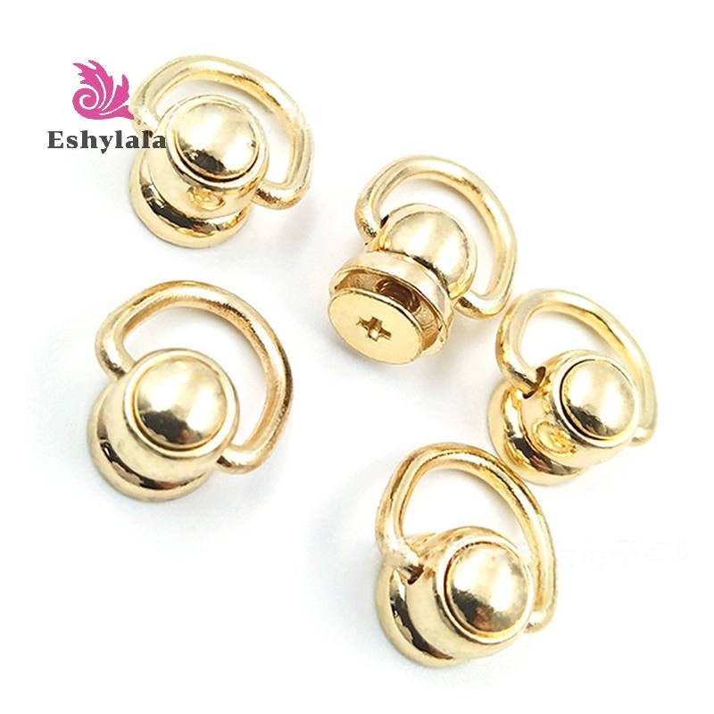 10 chiếc Bộ dụng cụ sửa chữa ví bằng đồng nguyên chất Phụ kiện khóa dây chuyền thay thế [MỚI]