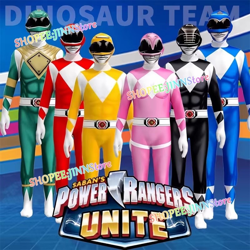 -JINN-Người lớn / Trẻ em MIGHTY MORPHIN POWER RANGERS Trang phục hóa ...