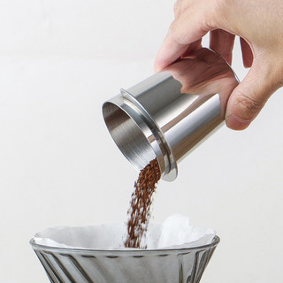 Ly Đựng Bột Cà Phê Thép Không Gỉ 304, Cốc Đong Coffee Dosing Cup Tiện Lợi