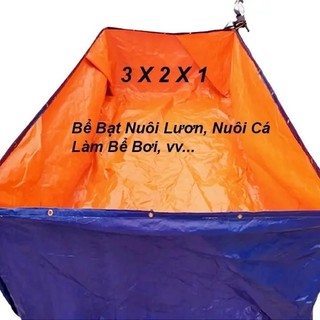 Bể bạt nuôi cá, tôm, lươn, ếch, bể Việt size lớn hàng dầy loại 1), Hàn tuổi thọ trên 3 năm