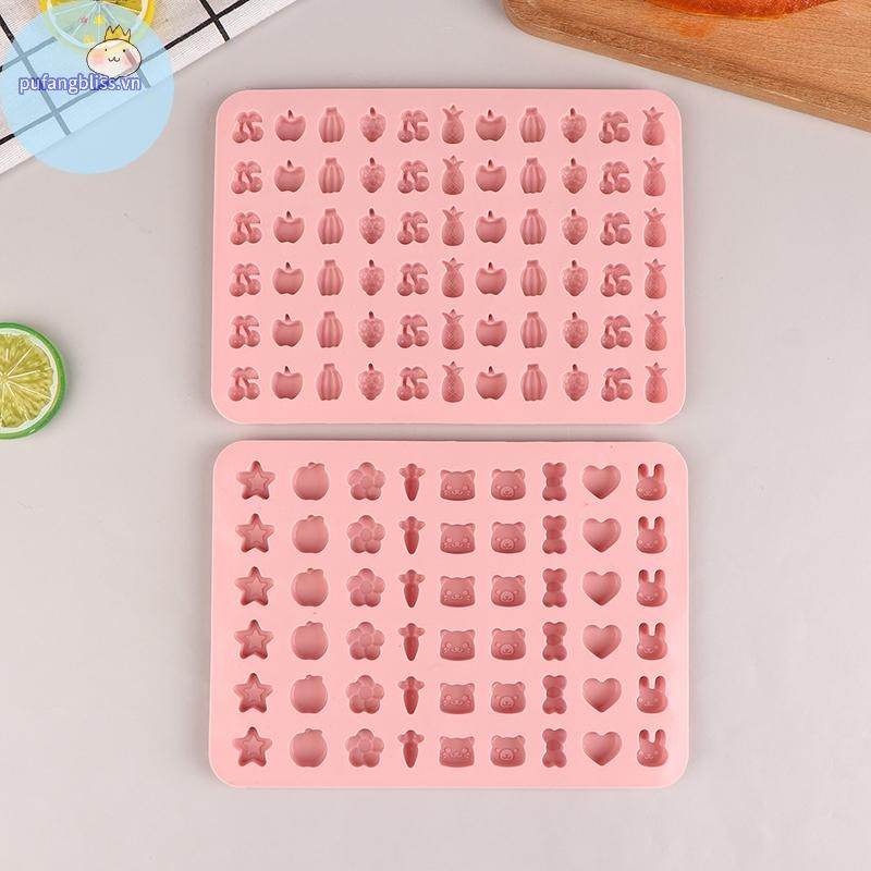 Pufangbliss 1 Loại Sugarcraft Khuôn Silicon DIY Gummy Động Vật Fondant Chocolate Kẹo Khuôn Bánh Nhựa Nghệ Thuật Nướng Bánh Trang Trí Dụng Cụ VN