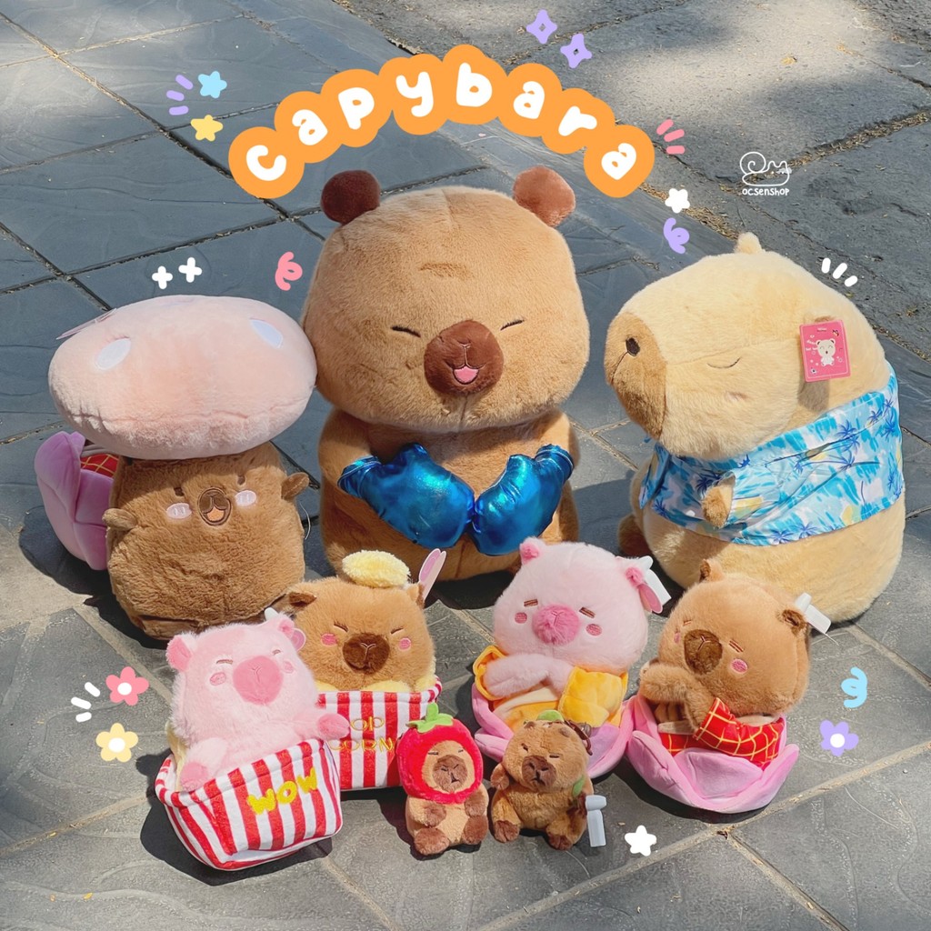 Capybara bông (22cm)