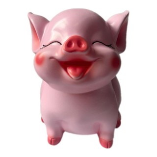 DELMERHOME Pig Pig Pig Pig Bank, Hộp tiết kiệm có thể mở được, Phim hoạt hình trang trí bền bỉ Đồ trang trí lợn cung hoàng đạo dung tích lớn Năm mới