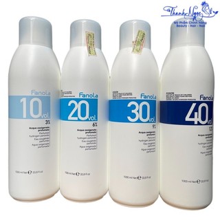 Oxy trợ nhuộm Fanola Perfumed Hydrogen Peroxide 1000ml [ TN ]