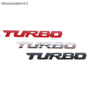 [Bbnzdd] 3D Chữ Kim Loại Turbo Xe Máy Biểu Tượng Huy Hiệu Miếng Dán Trang Trí Bên Cạnh BVAH