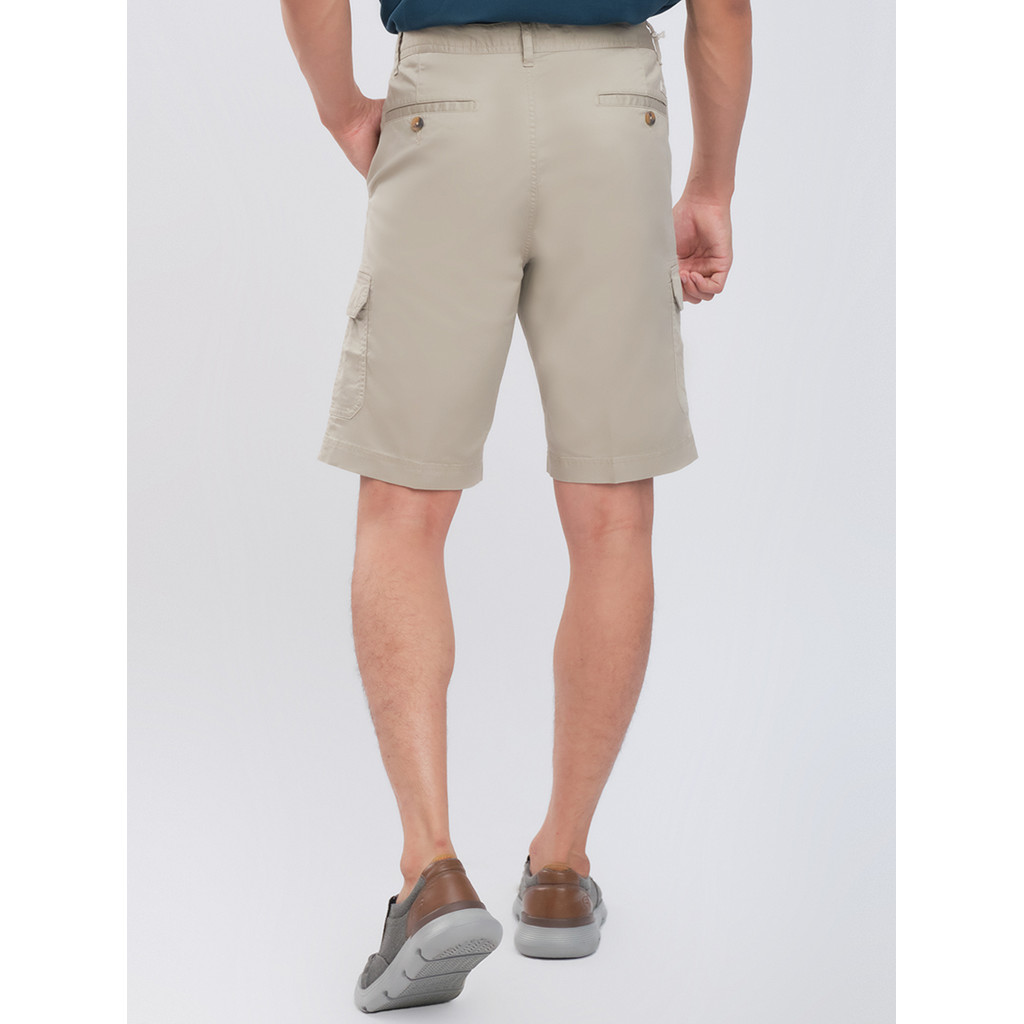Quần short khaki túi hộp VIETTIEN SMART CASUAL vải spandex phom regular VT00000033