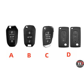 Vỏ chìa khóa xe hợp kim kẽm Peugeot Thích hợp cho 408 308 307 3008 2008 5008