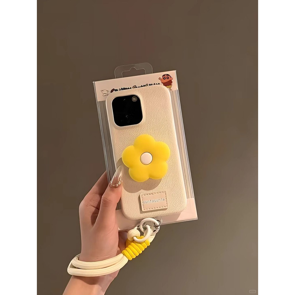 Ốp điện thoại di động 16Promax giá đỡ hoa nhỏ iphone15 PRO mới 14 Nữ 13 mềm 12
