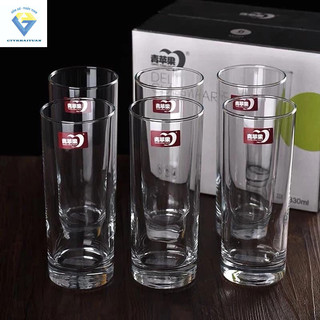 Bộ 6 ly thủy tinh ống trơn loại dày cao cấp 60164