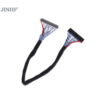 Jinhf 25Cm 8 bit lvds cáp cố định-30 pin 2ch cho bộ điều khiển bảng điều khiển lcd / led 17-26 inch 
 Nóng bỏng