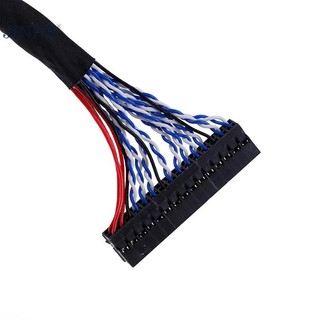 Jinhf 25Cm 8 bit lvds cáp cố định-30 pin 2ch cho bộ điều khiển bảng điều khiển lcd / led 17-26 inch 
 Nóng bỏng