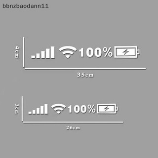 [BBNZDD] Đánh dấu mức Wifi Đề can ô tô Kính chắn gió phía sau ô tô Nhãn dán vui nhộn BVAH