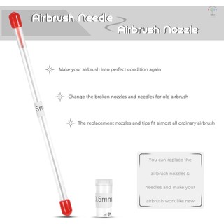 0.5mm Airbrush Vòi Phun Và Kim Thay Thế Cho Airbrushes Mô Hình Xịt Sơn Bảo Trì Phụ Kiện