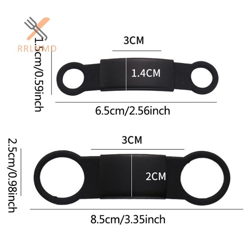 Rrlnmd Pet Dog Tag Silicone Thép không gỉ Dog ID Tag Khắc cổ chó Chống thất lạc Bảng tên thú cưng Thẻ chó mèo MỚI
