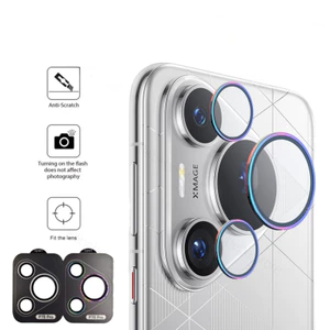 Huawei Pura70 Pura70Pro Pura70Plus Pura70Ultra Định Vị Kim Loại Sang Trọng Ống Kính Mắt Đại Bàng Kính Cường Lực Cho Huawei Pura 70 Pro Plus Siêu Chống Sốc Bảo Vệ Cản Ống Kính Điện Thoại