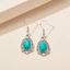 THEGIRL8B 4 Cái / bộ Bộ Trang Sức Ngọc Trai Boho, Bộ Bông Tai Vòng Cổ Mạ Điện Hợp Kim, Bộ Trang Sức Nữ Cổ Điển Phong Cách Âu Mỹ Bộ Quà Tặng Ngày Của Mẹ