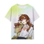 YB1 Hori Và Miyamura Cosplay Vải Full Graphic Mùa Hè Áo Thun Anime Tay Ngắn Top BY1