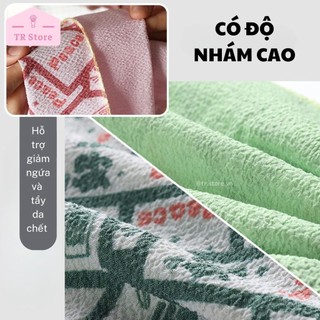 Lưới Tắm Chà Lưng Vải Phong Cách Nhật Bản - Tạo Bọt Mịn, Tẩy Da Chết Hiệu Quả