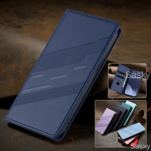 Dành Cho OPPO Reno 15 Pro Max 15F 14F 14 Pro 13 Pro 13F 12 Pro 12F Ốp Điện Thoại Từ Ví Da Lật Vỏ Đựng Thẻ Khe Cắm