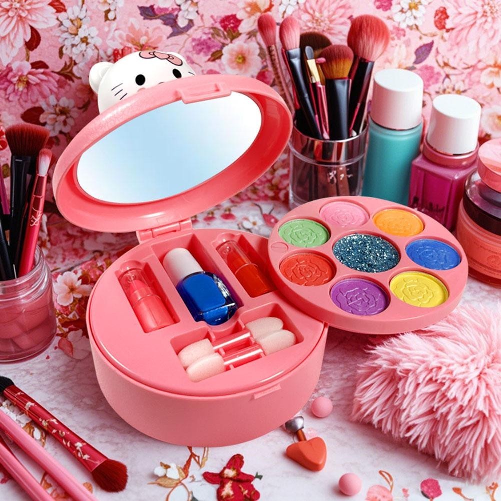 Mini Mỹ Phẩm Trẻ Em Trang Điểm Không Độc Hại Bộ Trang Điểm Đồ Chơi Cho Trẻ Em Z0d3