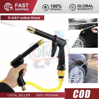 Đầu Vòi Xịt Rửa Xe Tăng Áp Áp Lực Cao | Vòi Xịt Tưới Cây, Thép Nguyên Khối, Điều Chỉnh Mức Nước