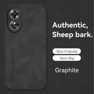 Ốp lưng OPPO A18 A38 CPH2591 CPH2579 Vỏ da cừu cao cấp, làm bằng vỏ cứng thân thiện với da, vỏ điện thoại chống rơi và hấp thụ sốc