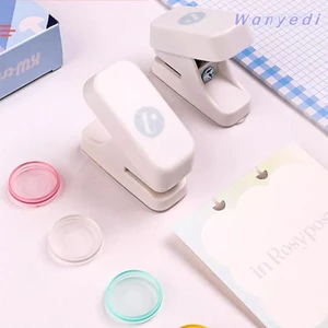 Wanyedi Máy đục lỗ nấm, Scrapbooking Máy đục lỗ lỗ một lỗ, Sáng tạo Handmade DIY Loose-leaf Hole Puncher Văn phòng phẩm