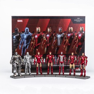 Quà tặng kỷ niệm 10 năm chính thức của Marvel, bộ mô hình Iron Man MK4 Gnaku với ánh sáng và một số hư hỏng nhỏ