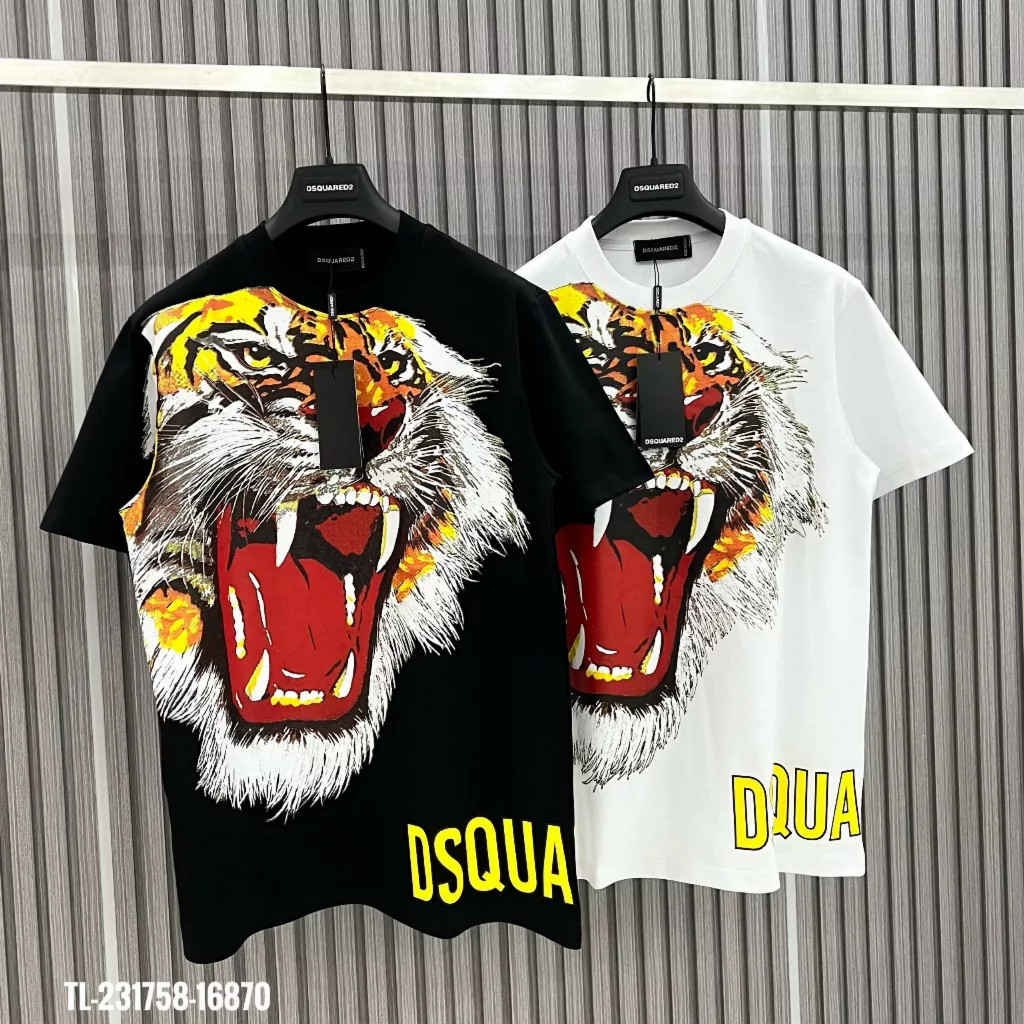 Áo Thun Hổ Vàng DSQ KCloset Áo Phông Cotton Dày Dặn Dáng Rộng Nam Nữ NVA437