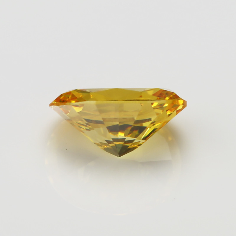 5A Vàng Hình Bầu Dục Cắt CZ Đá 15 / 30 Chiếc 3x5mm ~ 10x12mm Cubic Zirconia Rời Cho Trang Sức DIY