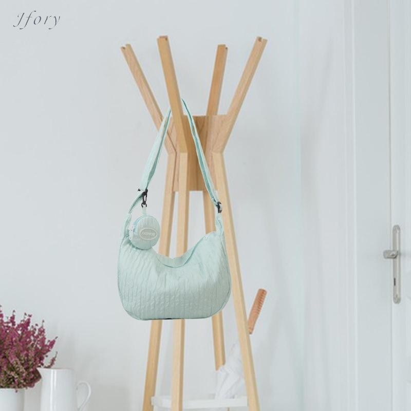 Túi đeo chéo nữ Jfory, túi đeo vai thời trang, dây đeo vai có thể điều chỉnh, dung tích lớn, nhẹ