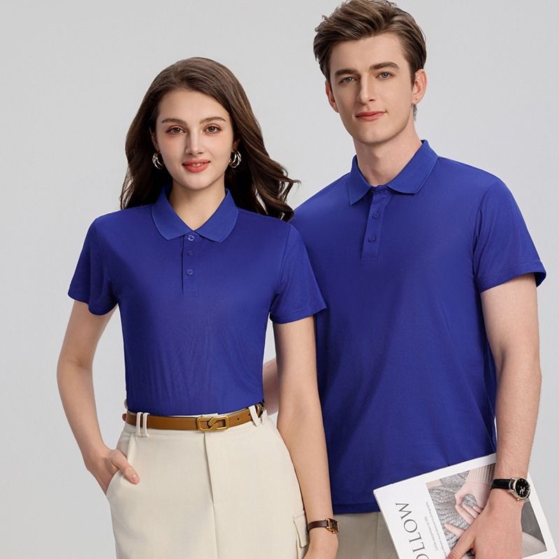 VG áo polo nam công sở có ve áo màu trơn