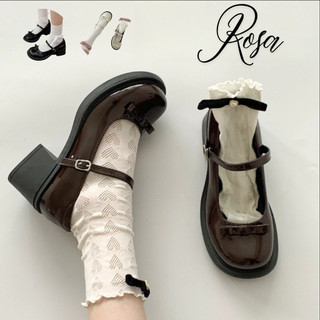 Giày  mary jane ROSA cao gót Acm phong cách retro Pháp giày búp bê style coquette nơ CG-267-08