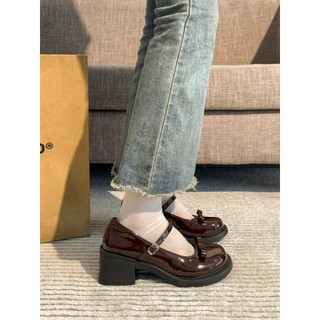 Giày  mary jane ROSA cao gót Acm phong cách retro Pháp giày búp bê style coquette nơ CG-267-08