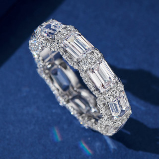 Nhẫn Zircon kiểu Âu Mỹ siêu nhỏ, dễ xếp chồng