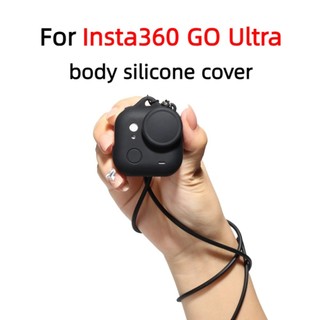 Dành Cho Insta360 GO Siêu Thân Silicon Bao Ống Kính Vỏ Bảo Vệ Ngón Tay Cái Camera Chống Rơi Bao Phụ Kiện Máy Ảnh Thể Thao