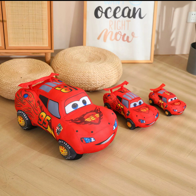 [Còn hàng] Đồ chơi sang trọng Lightning McQueen Vui nhộn Xe đua McQueen Búp bê sang trọng Phim hoạt hình Ô tô Đồ chơi nhồi bông mềm mại cho bé Búp bê dịu nhẹ Trang trí bàn làm việc tại nhà Quà tặng sinh nhật cho trẻ em Quà tặng Giáng sinh COD