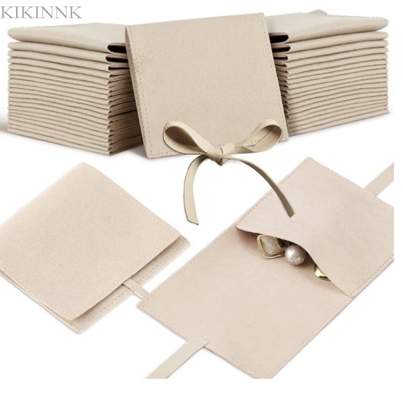 Kikin Trang Sức Tổ Chức Túi Microfiber Trang Sức Bao Bì Túi Bảo Quản Nhẫn