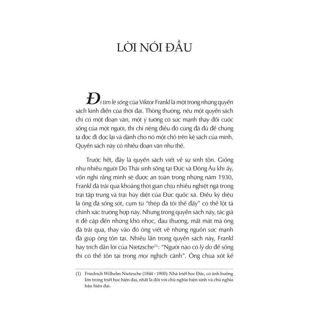 Sách - Đi Tìm Lẽ Sống (Tái Bản Mới Nhất) - First News