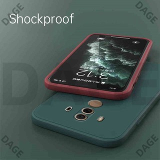 Ốp Silicon Lỏng Vuông Cho Huawei Mate 10 Pro P10 Plus Bảo Vệ Camera Ốp lưng Dễ Thương