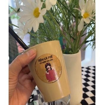 [SỈ IB ]Cốc Nhựa Phíp Thương Hiệu SONG LONG PLASTIC 8,9,10 (3 màu xanh, đen, kem),cốc nhựa dùng trong nhà hàng khách sạn