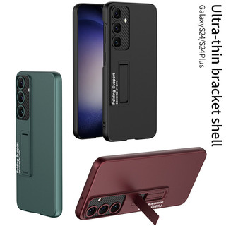 Ốp lưng đế siêu mỏng mỏng mỏng cho Samsung Galaxy S25 S24 S23 S22 Ultra S25 S24 Plus Ốp lưng Pc cứng chân đế