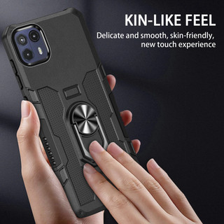 Dành Cho Motorola Moto G50 5G Ốp điện thoại PC Cứng Lưng Mềm TPU Edge Bảo Vệ Camera Vòng Giá Đỡ Chân Đế Chống Sốc Mỏng Bao