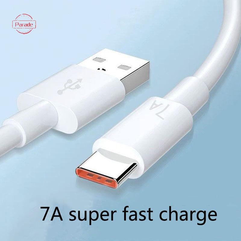 Cáp USB Parade 7A 100W Type C Cáp sạc siêu nhanh cho Huawei mate40Pro nova9 VN