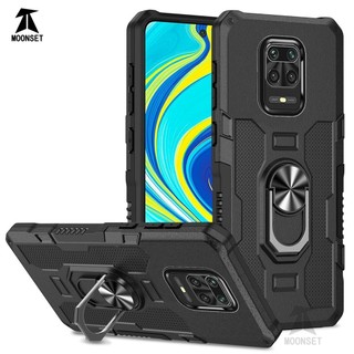 Dành Cho Redmi Note 9 / Note 9s / 9 Pro Max / 10X Ốp điện thoại PC Cứng Mặt Sau Mềm TPU Cạnh Bảo Vệ Camera Giá Đỡ Nhẫn Chân Đế Chống Sốc Mỏng Vỏ