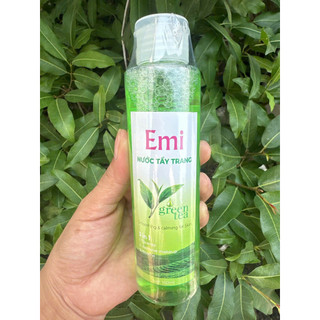 Set 2 Chai Nước tẩy trang Toner Emi tính chất lá tía tô, diếp cá, hoa hồng 160ml