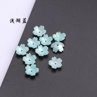 [Vỏ giả nhựa Axetat] 10 cái 1 bát sâu Hoa Anh Đào Nhỏ 10.5mm * Chất liệu Kẹp Tóc Tự làm phụ kiện tóc Axetat Phụ kiện tự làm phụ kiện tóc lxK2 KRHW