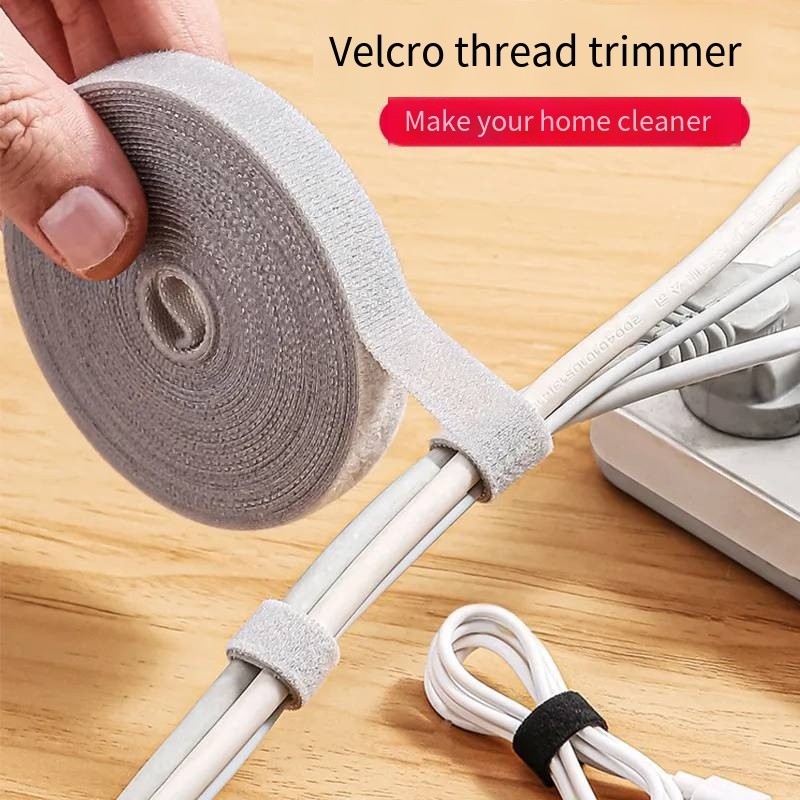Mới 5M Cáp Nhà Tổ Chức Quản Lý Cáp Dây Cuốn Băng Tai Nghe Chụp Tai Dây Chuột Quản Lý Quan Hệ Bảo FE123