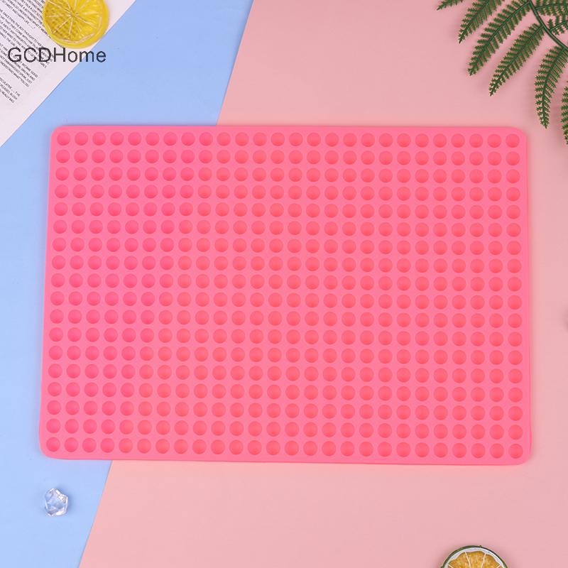 Gcdhome 1 Khuôn Silicon Tròn DIY Chocolate Thả Khuôn Dụng Cụ Nướng Bánh Bán Cầu HOT
