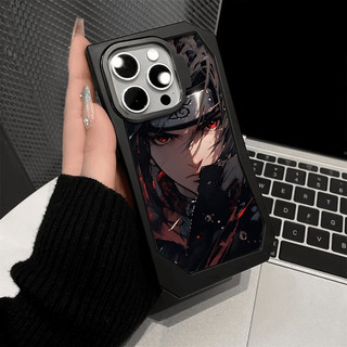 Vỏ Điện Thoại Hình Không Đều, Cho iPhone 16,15,14,13,11,12 Pro Max, Vỏ Chống Sốc Naruto Sasuke Itachi